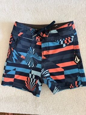 Volcom Mod Tech Kids Swim Trunks Size 2T